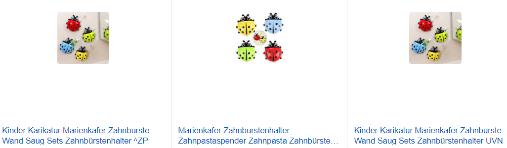 Marienkäfer-Zahnbürsten-Becher
