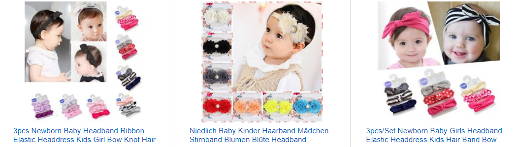 Kopfbänder & Stirnbänder für Babys