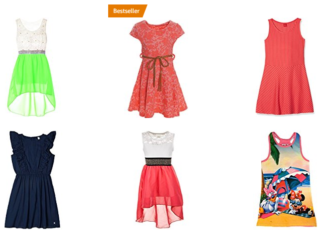 Sommerkleider für Mädchen bei Amazon