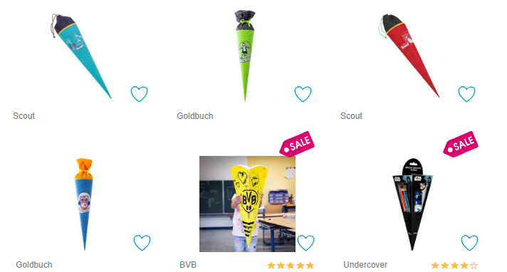 Schultüten bei babymarkt.de