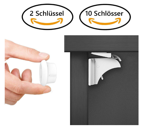 Kindersicherung für Schranktür