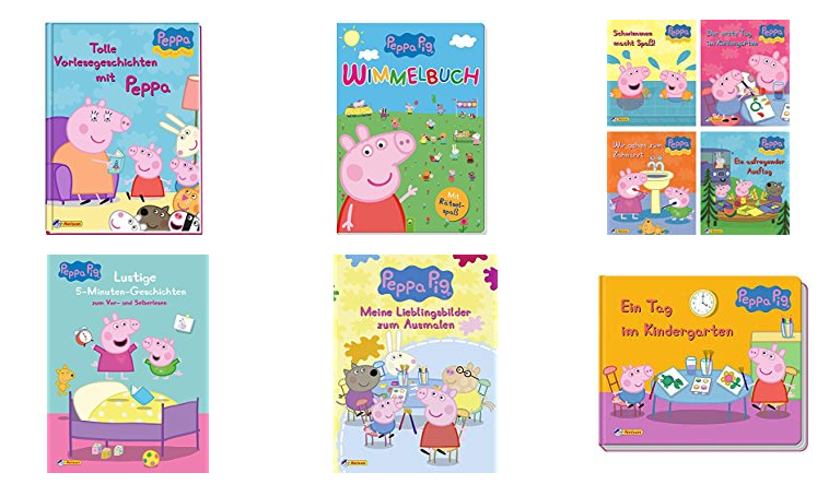 Bücher mit Peppa Wutz - Pig