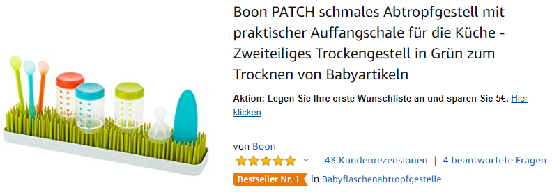 Boon Patch-Abtropfgestell