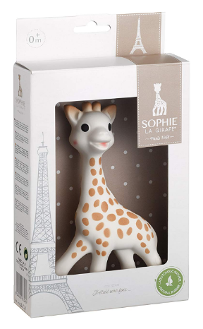 Sophie die Giraffe im Geschenkkarton
