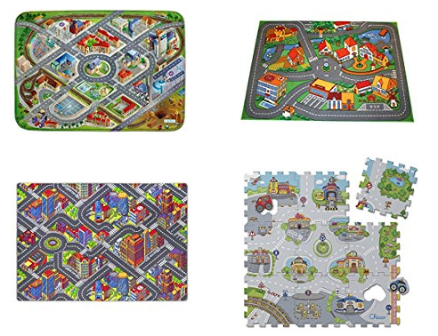 Spielteppiche mit Straßenprint & Stadtaufdruck bei Amazon