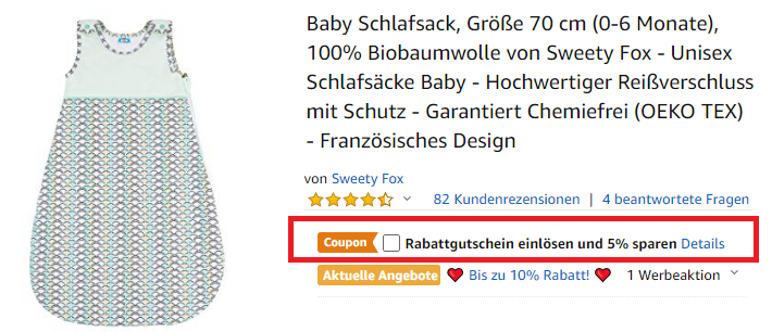 Baby-Schlafsäcke von Sweety Fox