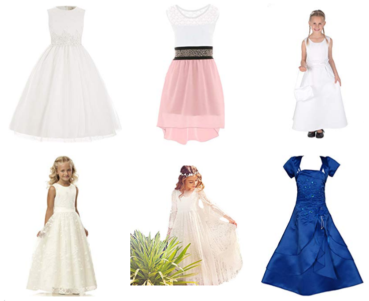 Angebote bei Amazon - Mädchen Kleid Kommunion