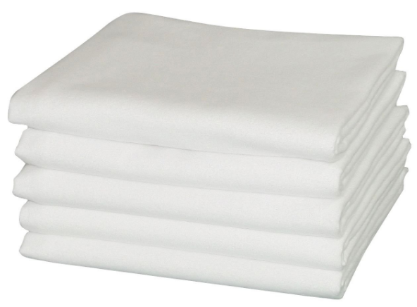 Moltontuch 80x80 cm 100% Baumwolle 5er Pack hergestellt nach Ökotex 100