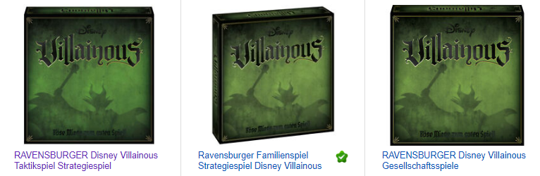 RAVENSBURGER Disney Villainous - ebay.de-Screenshot